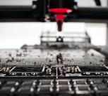 Close up of production facility