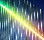 Artist's impression of single-nanowire spectrometer