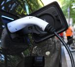 Electric car charging in Birmingham City Centre