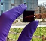 Perovskite solar cell with oxide coating