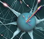 Artist's impression of light pulses inside an optical computer