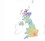 Geographic patterns of spread of influenza pandemic