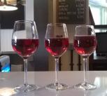 Wine glasses at The Pint Shop
