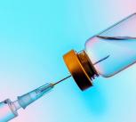Syringe and vaccine bottle