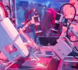 Robots on a manufacturing line