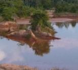 Gold mine in Rondonia, Amazonian Brazil