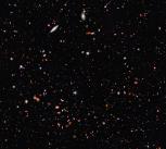 This image taken by the James Webb Space Telescope highlights the region of study by the JWST Advanced Deep Extragalactic Survey (JADES).
