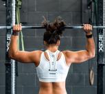 Woman lifting weights