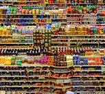 High-angle photography of grocery display 