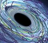 Artist's impression of the protoplanetary disk with magnetic field lines