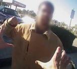 Screen capture from a Rialto PD officer's body-worn-camera