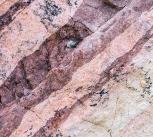 Close-up image of pink rocks