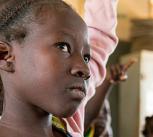 Students in class in Burkina Faso