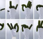 Robotic hand made of self-healing material that can heal at room temperature