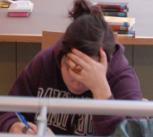 Students studying