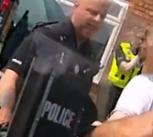 Screenshot of footage from a police body-worn camera