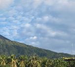 View from Baliau village, Manam