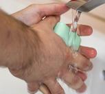 Washing hands