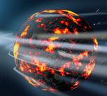 Artist's impression of planet formation