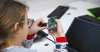 A Raspberry Pi.