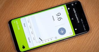 Phone showing CamAPS FX