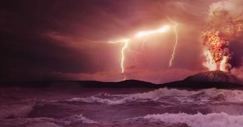 Artist Concept of an Early Earth