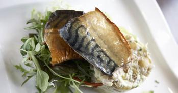 Mackerel with potato salad
