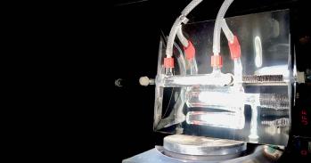 Solar-powered flow reactor