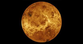 View of surface of Venus