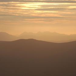 Photo of sunset in the Cairngorms