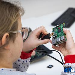A Raspberry Pi.
