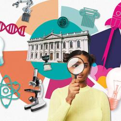 Graphic illustrating the various ways Cambridge University creates economic impact