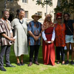 Photo of Judges and winners at Jesus College 