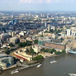 Overlooking the Thames