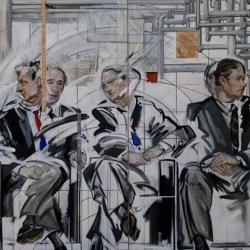 Oil.White, one of a number of paintings showing in the One View of One Century exhibition.