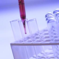 Test tubes in a lab