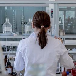 Researcher in a laboratory