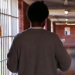 Prisoner and guard. 
