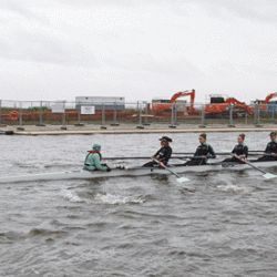 Cambridge boathouse turf cutting ceremony