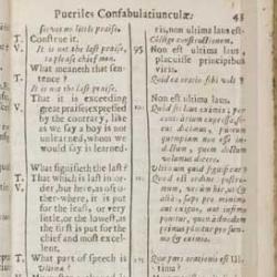 Childrens talk, English &amp; Latin : divided into several clauses