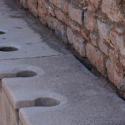 Roman toilets