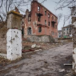 Destroyed building, Slovyansk