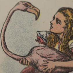 An illustration from Lewis Carroll's Alice in Wonderland, illustrated by John Tenniel