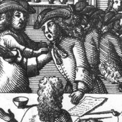 The frontispiece of Ned Ward's Vulgus Brittanicus (1710)