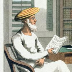 The European in India, 1813 by Charles D'Oyly (1781-1845)