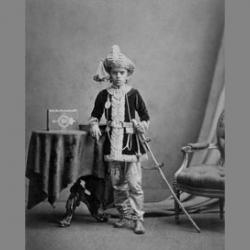 Maharaja Sayaji Rao III of Baroda, aged twelve, November 1875