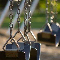 Empty swingset