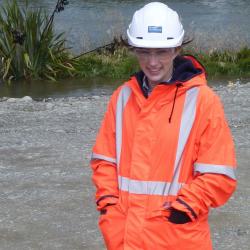 Kristen MacAskill at work in Christchurch, New Zealand