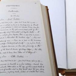 Original manuscript of Fauna Cantabrigiensis
