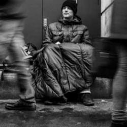 On the street